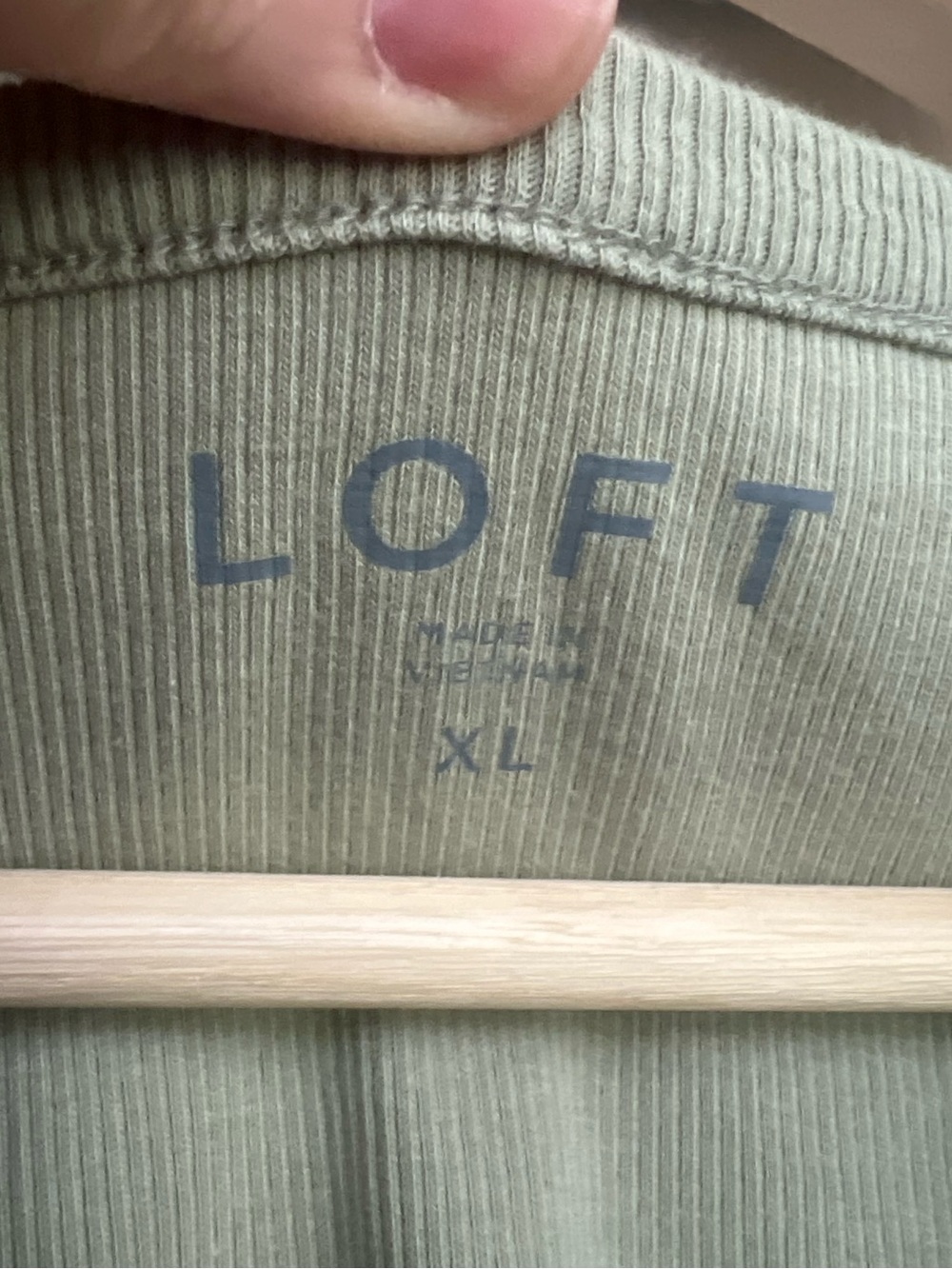 LOFT Ribbed Halter Layered Top - Picture 6 of 9